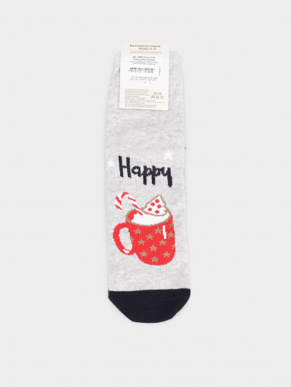 Шкарпетки Легка Хода модель 5490 срібло меланж — фото - INTERTOP
