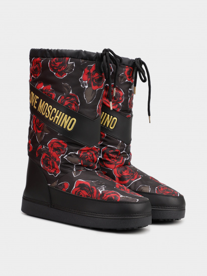 Чоботи дутики Love Moschino модель 1211207_чорний комб. — фото 3 - INTERTOP