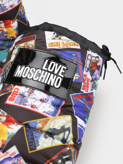 Чоботи дутики Love Moschino модель 1211201_чорний комб. — фото 4 - INTERTOP