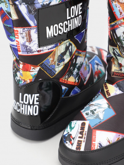 Сапоги дутики Love Moschino модель 1211203_чорний комб. — фото 4 - INTERTOP