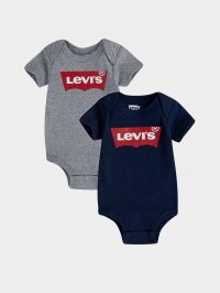 Сірий - Боді для немовлят Levi's Kids logo-print body