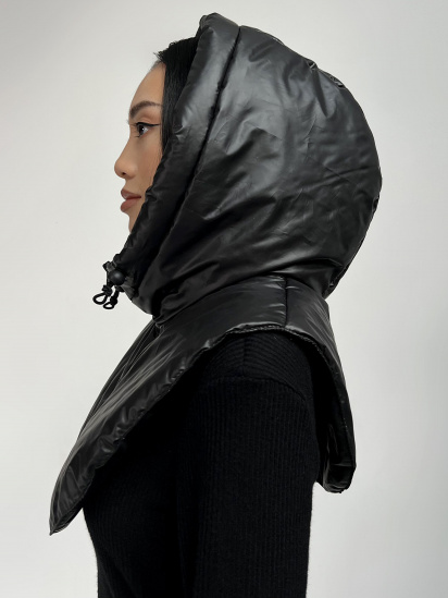 Шапка Jadone Fashion капор модель Lye_chornyy — фото 3 - INTERTOP
