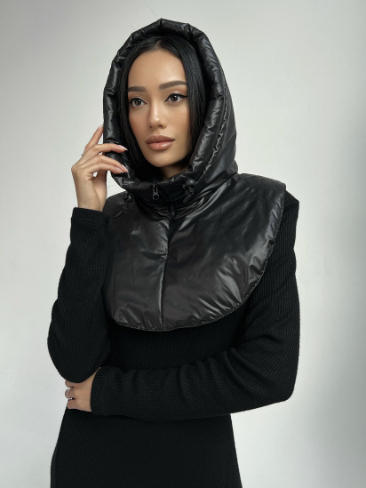 Шапка Jadone Fashion капор модель Lye_chornyy — фото 6 - INTERTOP