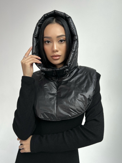 Шапка Jadone Fashion капор модель Lye_chornyy — фото - INTERTOP