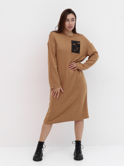 Платье миди Mandarin модель MAH00341 — фото - INTERTOP