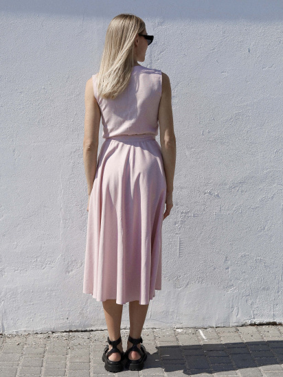 Сукня міді Mandarin модель MAH00363 — фото 3 - INTERTOP