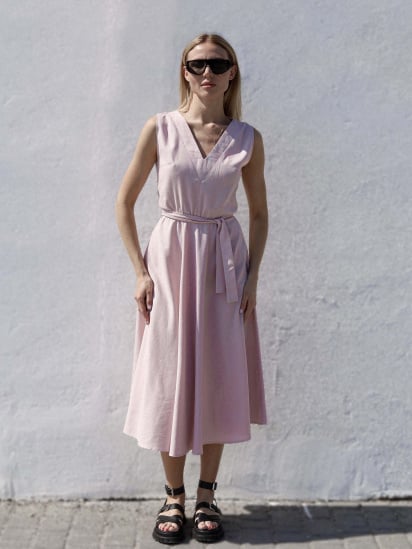 Сукня міді Mandarin модель MAH00363 — фото - INTERTOP