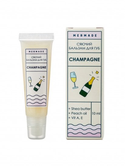 MERMADE ­Сияющий бальзам для губ Champagne модель 4820241301294 — фото - INTERTOP
