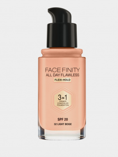 MAX FACTOR ­Тональная основа SPF 20 Facefinity All Day Flawless 3-in-1 Foundation модель 3614227923256 — фото - INTERTOP