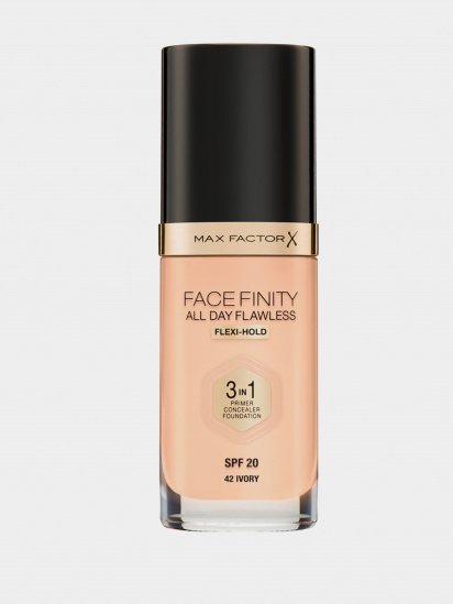 MAX FACTOR ­Тональна основа SPF 20 Facefinity All Day Flawless 3-in-1 Foundation модель 3614227923300 — фото - INTERTOP