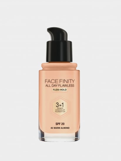 MAX FACTOR ­Тональна основа SPF 20 Facefinity All Day Flawless 3-in-1 Foundation модель 3614225851582 — фото - INTERTOP