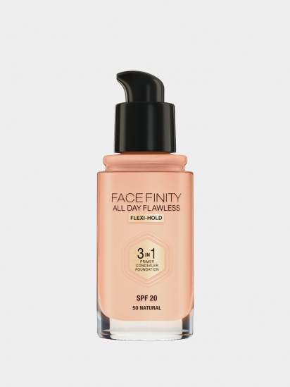 MAX FACTOR ­Тональна основа SPF 20 Facefinity All Day Flawless 3-in-1 Foundation модель 3614225851612 — фото - INTERTOP