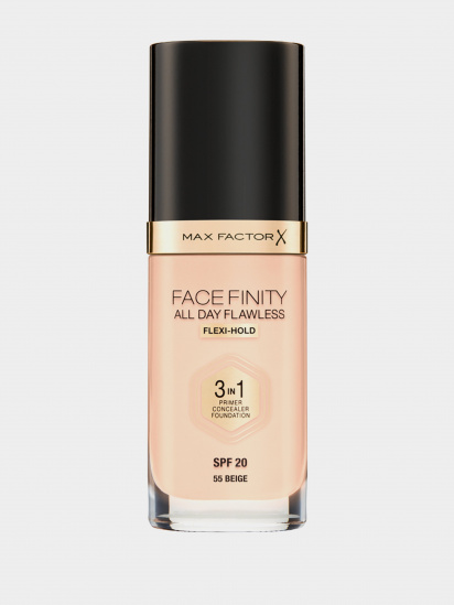MAX FACTOR ­Тональна основа SPF 20 Facefinity All Day Flawless 3-in-1 Foundation модель 3614225851629 — фото - INTERTOP
