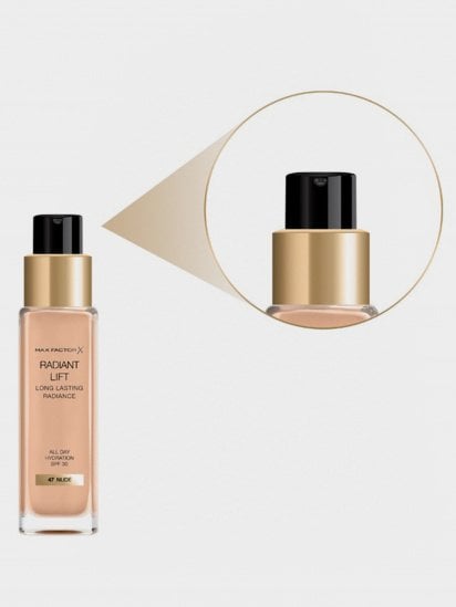 MAX FACTOR ­Тональная основа SPF 30 Radiant Lift Foundation модель 3614226290571 — фото 3 - INTERTOP