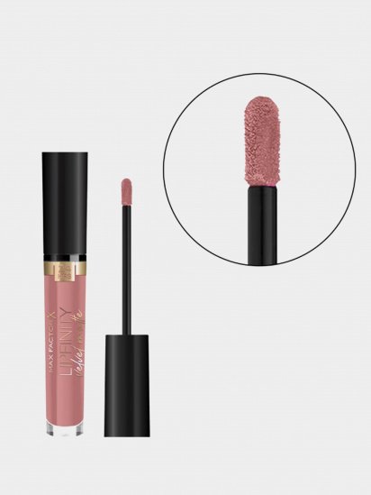 MAX FACTOR ­Помада жидкая матовая Lipfinity Velvet Matte Lipstick модель 8005610629858 — фото 3 - INTERTOP