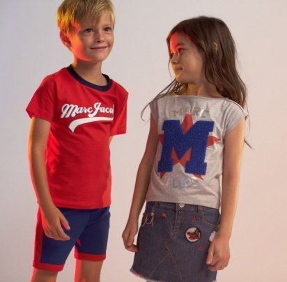 Футболки и майки Little Marc Jacobs модель W15315/M79 — фото - INTERTOP