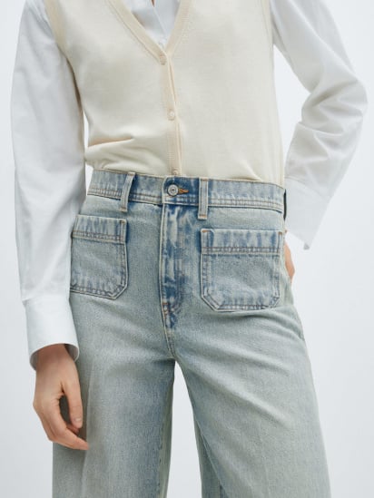 Широкие джинсы MANGO Emma модель 67075734_DI — фото 5 - INTERTOP