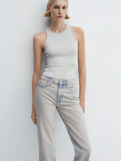 Прямые джинсы MANGO Blanca модель 67025735_TC — фото - INTERTOP