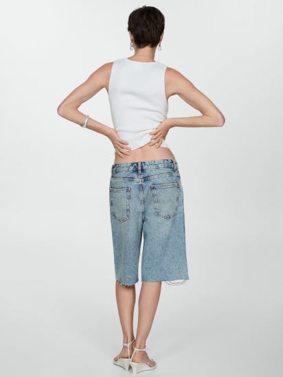 Шорти джинсові MANGO Vera модель 67039045_TM — фото 3 - INTERTOP