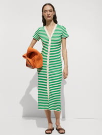 Зелений - Сукня міді MANGO