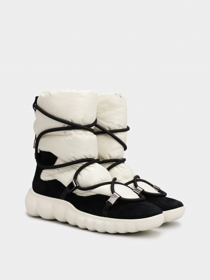 Сапоги дутики Moncler модель 12112101_білий з чорним — фото 3 - INTERTOP