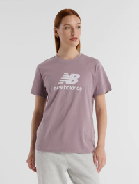 Фіолетовий - Футболка New Balance Sport Essentials Jersey Logo