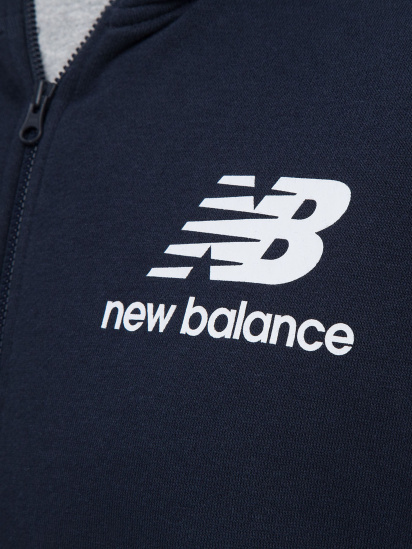 Кофта спортивна New Balance Essentials Stacked Full Zip модель MJ03558ECL — фото 3 - INTERTOP