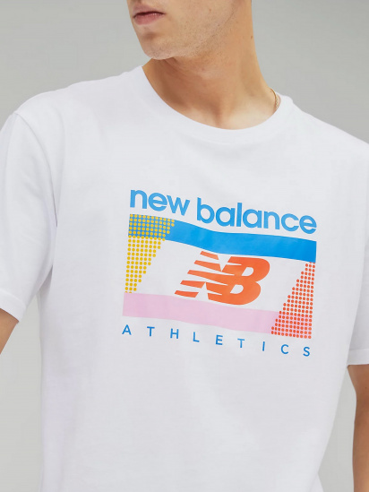 Футболки і поло New Balance Athletics Amplified модель MT21502WT — фото 3 - INTERTOP