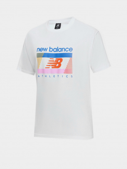 Футболки і поло New Balance Athletics Amplified модель MT21502WT — фото 4 - INTERTOP