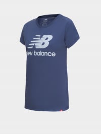Синий - Футболка New Balance NB Essentials Stacked Logo