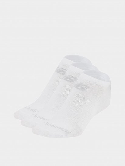 Набір шкарпеток New Balance Prf Cotton Flat Knit No Show 3 Pair модель LAS95123WT — фото - INTERTOP