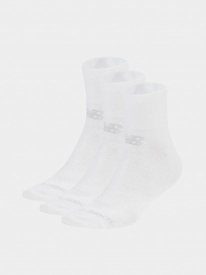 Набор носков New Balance Prf Cotton Flat Knit Ankle 3 Pair модель LAS95233WT — фото - INTERTOP