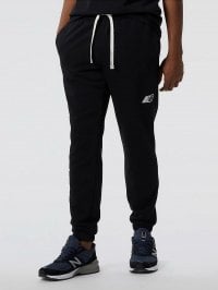 Чорний - Штани спортивні New Balance Essentials Fleece