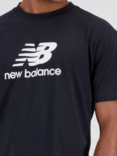 Футболка New Balance Essentials Stacked Logo модель MT31541BK — фото 4 - INTERTOP