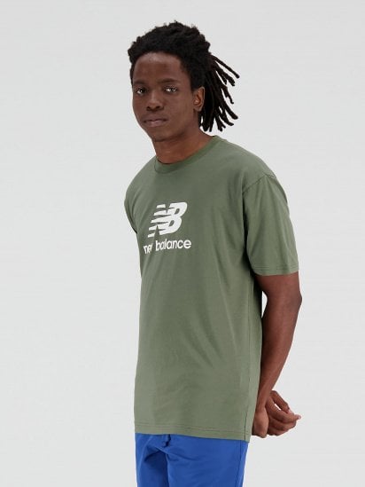 Футболка New Balance Essentials Stacked Logo модель MT31541DON — фото 3 - INTERTOP