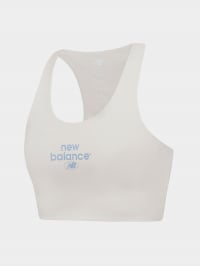 Молочний - Топ спортивний New Balance Essentials Reimagined
