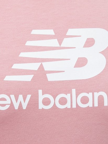 Футболка New Balance Essentials Stacked Logo модель WT31546HAO — фото 3 - INTERTOP