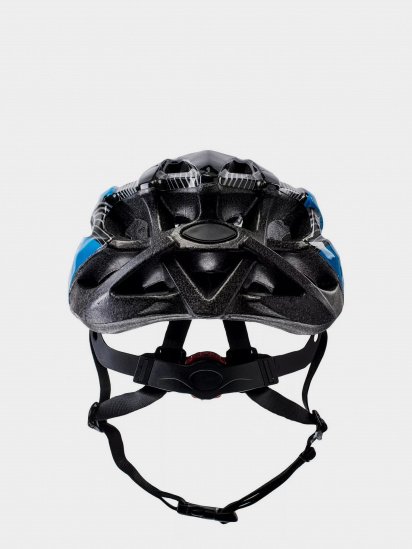 Шлем Martes модель BATS-BLACK/BLUE — фото 3 - INTERTOP