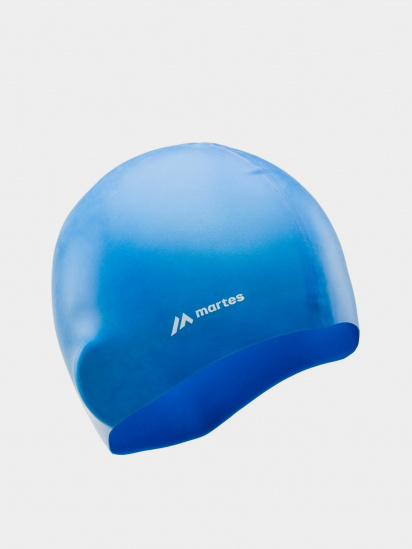 Шапочка для плавания Martes модель MONOSILI-BLUE — фото 3 - INTERTOP