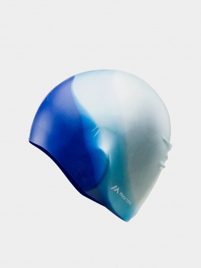 Шапочка для плавання Martes модель MULTISILI-BLUE/SILVER — фото - INTERTOP