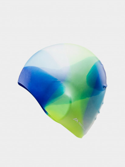 Шапочка для плавания Martes модель MULTISILI-GREEN/BLUE — фото - INTERTOP
