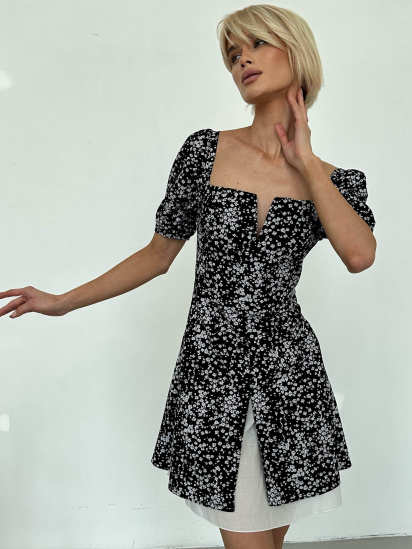 Платье мини Jadone Fashion модель Malu_kombinirovannoye — фото 5 - INTERTOP