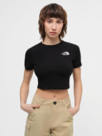 Чёрный - Футболка The North Face W Crop S/S Tee