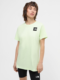 Зелёный - Футболка The North Face W S/S Relaxed Fine Tee