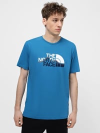 Синій - Футболка The North Face Mountain Line