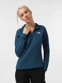 Синий - Кофта The North Face 100 Glacier 1/4 Zip