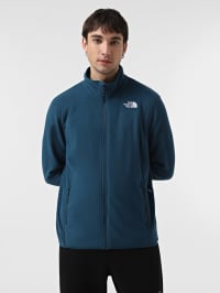 Синий - Кофта The North Face 100 Glacier Full Zip