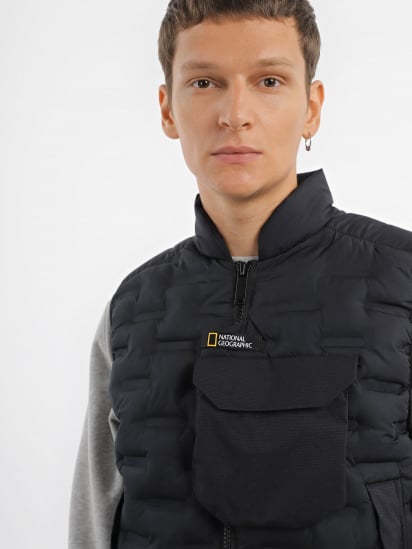 Жилет National Geographic Urban Tech Vest модель M121-01-523_чорний — фото 4 - INTERTOP