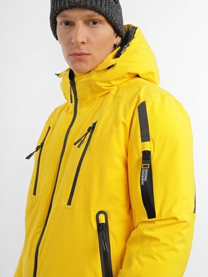 Зимняя куртка National Geographic Iconic Explorer Hodded модель M121-01-529_жовтий — фото 4 - INTERTOP