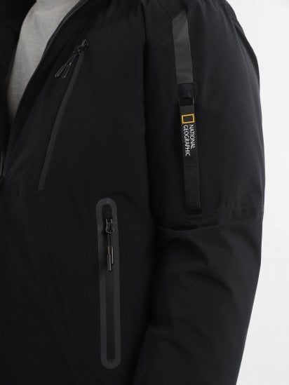 Зимова куртка National Geographic Iconic Explorer Hodded модель M121-01-529_чорний — фото 4 - INTERTOP